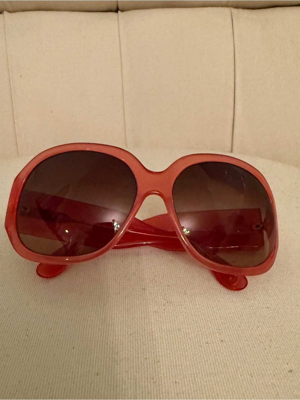 Y2K Juicy Couture Oversized Pink Sunglasses